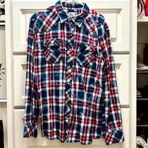 BKE Vintage LS button down